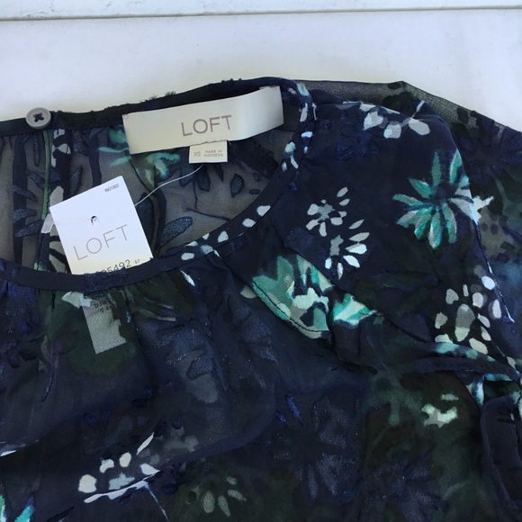 LOFT Flounce Dress - EXTRA SMALL - Picture 3 of 6